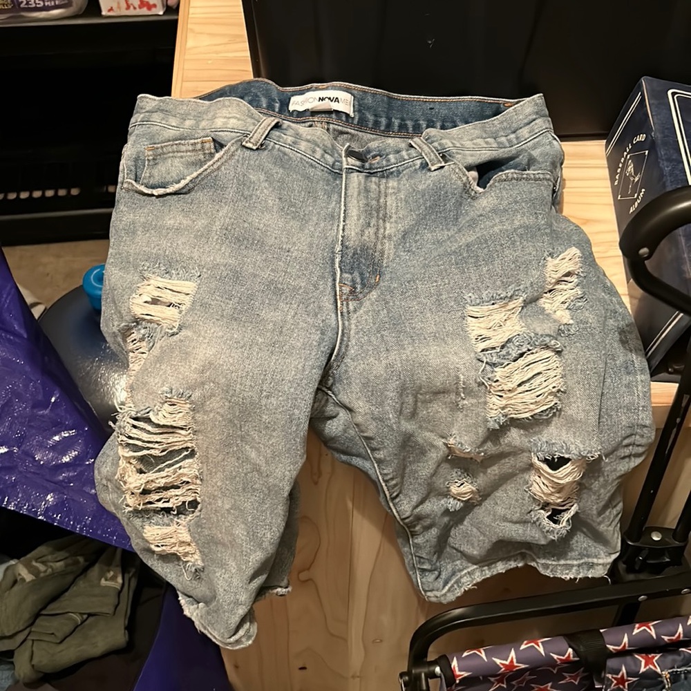 Fashion nova men’s jean shorts